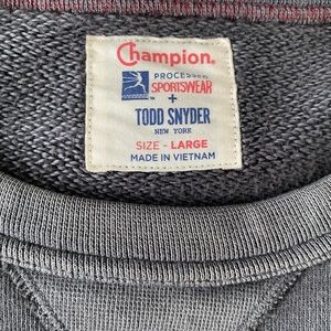Todd Snyder x Champion crew neck sweater